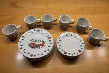Weihnachts-Kaffeegeschirr „Hillary & Bros. – Original Design“ – 18-teilig