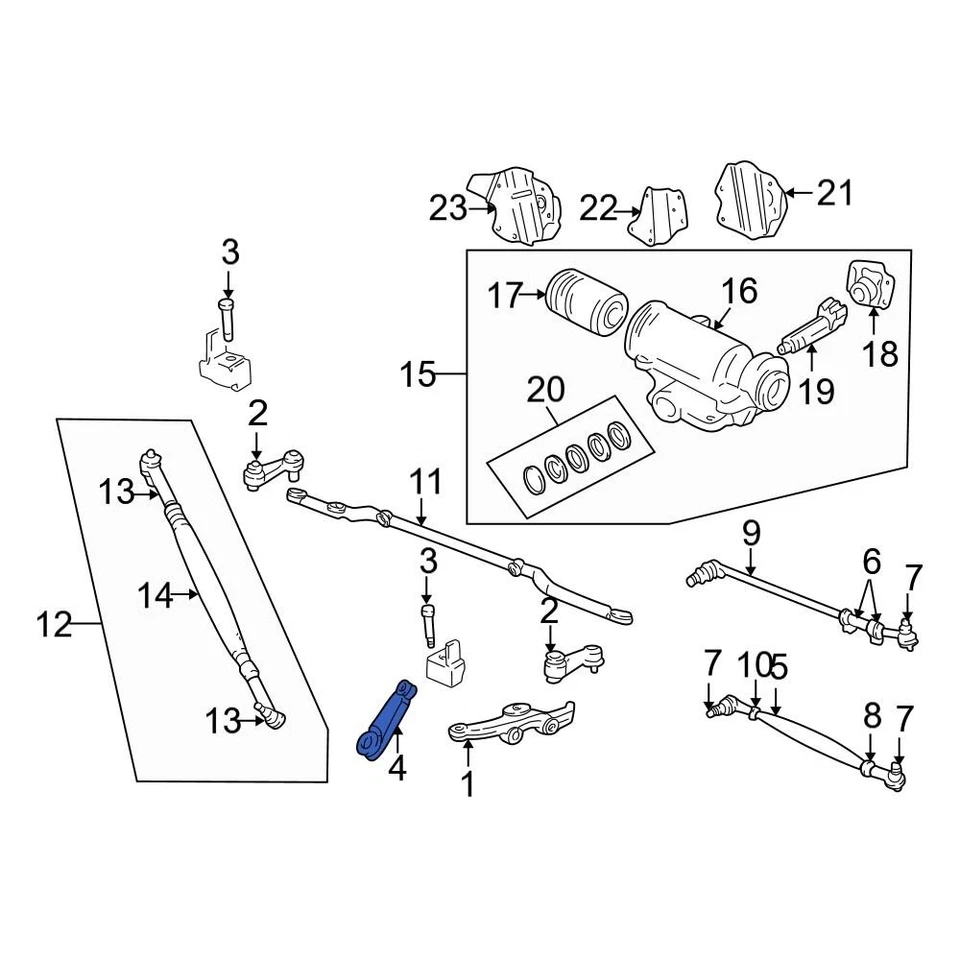 For Dodge Ram 2500 Van 1999-2003 Dodge 52037992 Steering Pitman Arm - Изображение 4 из 4
