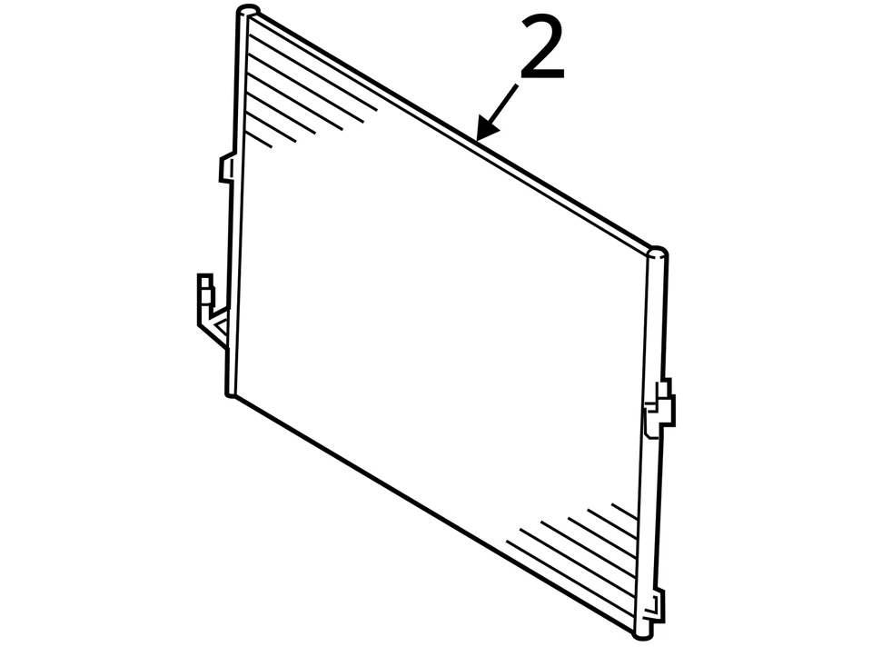 交流电冷凝器适用于 14-19 INFINITI Q70 3030880 — 第 4/4 张图片