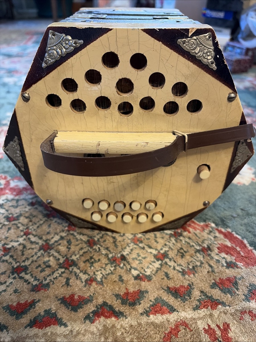 Vintage Concertina 21 Buttons | eBay