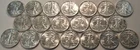 Lot (20) AU/Uncirculated Walking Liberty Half Dollars 1936 1938 1941 D 46 Silver