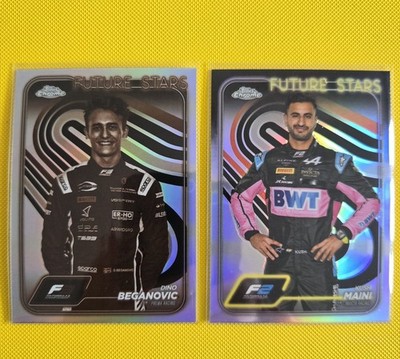 2024 Topps Chrome Formula 1 - ''Future Stars'' Refractor Set - Beganovic & Maini
