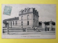CPA FRANKREICH Picardie CREIL Oise KINDERGART...