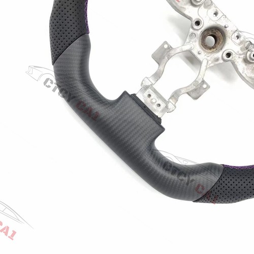 Custom matte Carbon Fiber Steering Wheel for NISSAN GT-R R35 GTR 2007-2016 - Picture 4 of 8