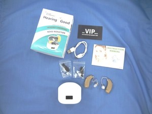 NEW Rechargeable, Behind the Ear Hearing Aids W/Noise Cancelling Feature 160CX