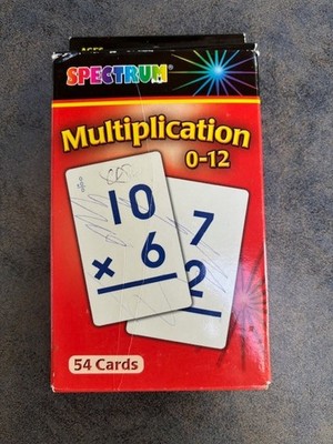 Spektrum Multiplikation Lernkarten 0-12 - 54 Karten Pädagogik Mathematik Lernen