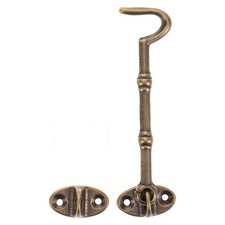 Multi-use Gate Hook Lock Window Latch Hook Garage Door Latch Part Brass Cabin