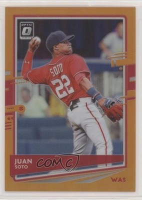 2020 Panini Donruss Optic Orange Prizm 13/100 Juan Soto #161 x5u