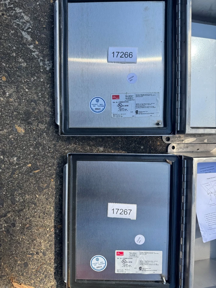 Caja nVent HOFFMAN A1008CHNF886 Tipo 3R 4X 12 Acero Inoxidable, Paquete de 1 Foto 2 de 2