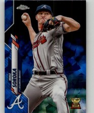2020 Topps Chrome Sapphire Edition Mike Soroka #324 Atlanta Braves