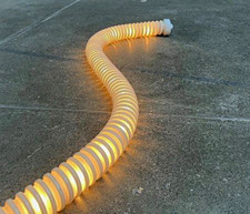 Flexible LED Rope Light Tube Warm White Clear Switch 10ft IP20 12V 10W