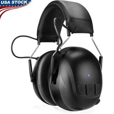 Bluetooth 6.0 Hearing Protection Muffs Noise Reduction 30dB Hands-Free 120H New