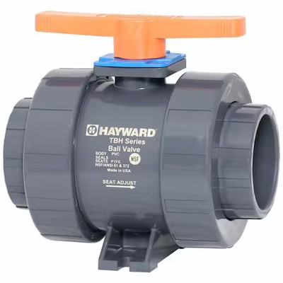 Hayward Flow Control Tbh1300a0sv0000 Manual 2-Way Ball Valve, True-Union, Pvc