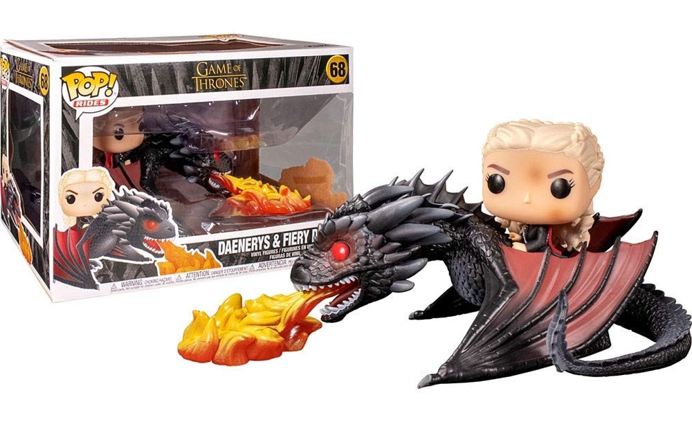 Funko Pop! Rides: GOT - Daenerys Targaryen On Fiery Drogon -