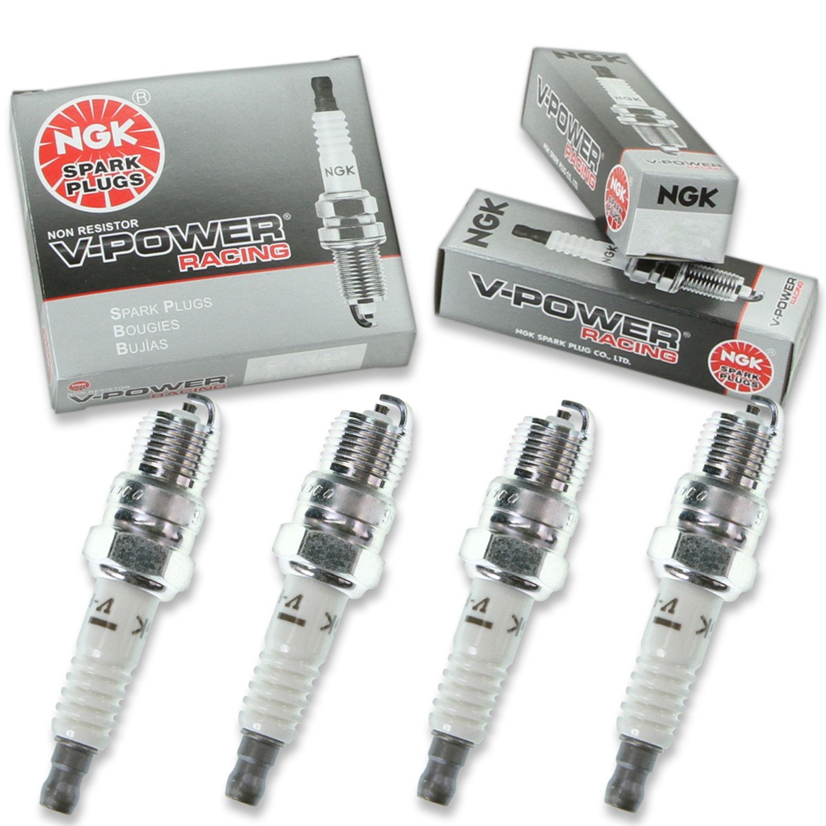 4 pc NGK 6468 R5674-9 V-Power Racing Spark Plugs for V59YC BL60Y 672 436TS sb