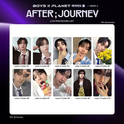 BOYS II PLANET EXHIBITION “AFTER, JOURNEY” CHUEI LIYU PHOTOCARD