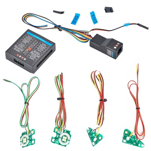 TRX4 Front&Rear LED Lamp Light System Kit for RC 1/10 Traxxas TRX-4 Defender - Picture 4 of 16