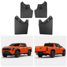 🔥4PC Front Rear Mud Flaps Slash Guard Fender For 2024+ Toyota Tacoma SR SR5 TRD