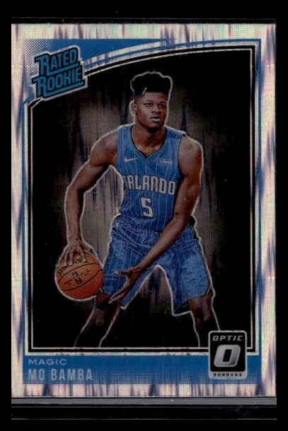 2018 Donruss Optic #160 Mo Bamba Rookie Orlando Magic Shock