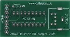 KMTech Commodore Amiga 500 PS/2 Keyboard Interface PCB ONLY NO COMPONENTS!
