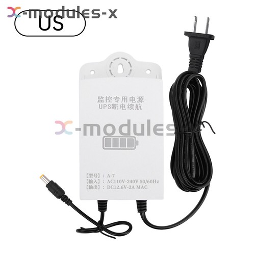 12V Monitor Emergency UPS Uninterruptible Power Supply Mini UPS Battery Backup - Afbeelding 17 van 17