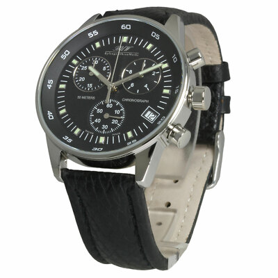 Herrenuhr BUW Dufour Black Made Swiss Chronograph mit Datum. 189,00   Neu