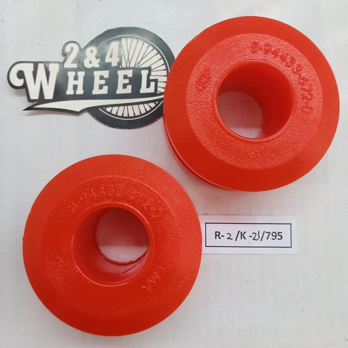 ストラップ 16888 2Pcs Suspension Strut Rod Bushing For Isuzu Pickup 1987-1995 8