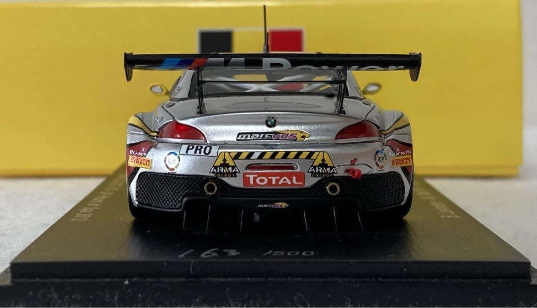 宅送] BMW 1/43 スパーク製 2013 スパフランコルシャン24H GT3 Z4