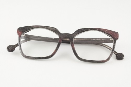 Authentic LA Eyeworks SIR LADY 680 49mm Gray Violet Sparkly Glasses Frames Italy - Picture 6 of 6