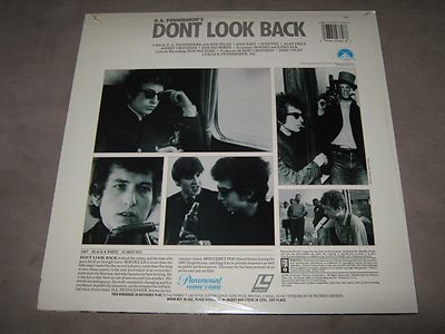 BOB DYLAN Dont Look Back 1967 RARE SEALED LASERDISC D.A.