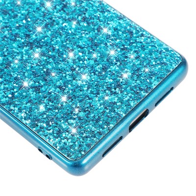 QLTYPRI IPhone 11 Hülle, Glitzer Handyhülle PU Ledertasche TPU Etui
