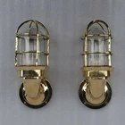 Brass Wall Lamp Marine Decor Nautical Lighting Fixture Sea Coastal Home Decor