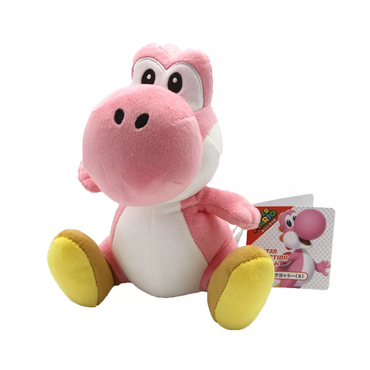 New Pink Yoshi SUPER MARIO BROS. 6 inch Plush Official San Ei