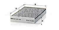 MANN-FILTER CUK 3360 Filtro de habitáculo - Filtro de habitáculo con