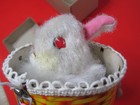 INAKITA JAPAN MECHANICAL TOY NIB NOS 50'S PEEK A BOO BUNNY WIND UP OLD ANTIQUE — photo 9