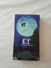 E.T. The Extra Terrestrial VHS Rare Green Black Edition