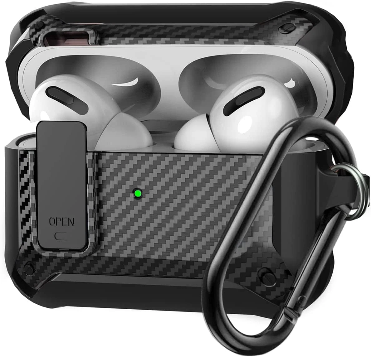 Estuche Para Airpods Pro De 2.ª Y 1.ª Generacion Con Tapa Con Candado