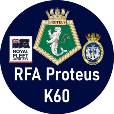 Royal Navy ROYAL FLEET AUXI Badge & gifts RFA Proteus (K60) Navy Gift