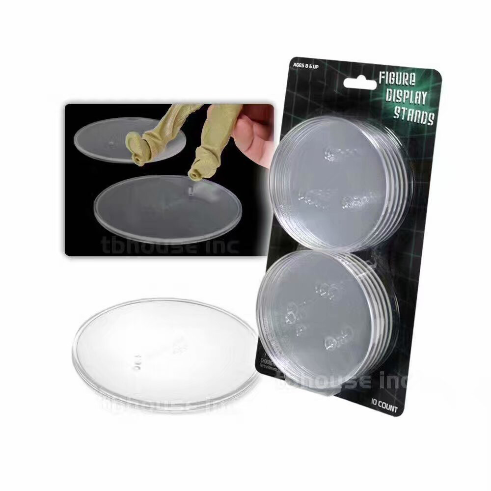 Display Stand 10/pack Compatible Figure 6 - 8" Inch - Clear