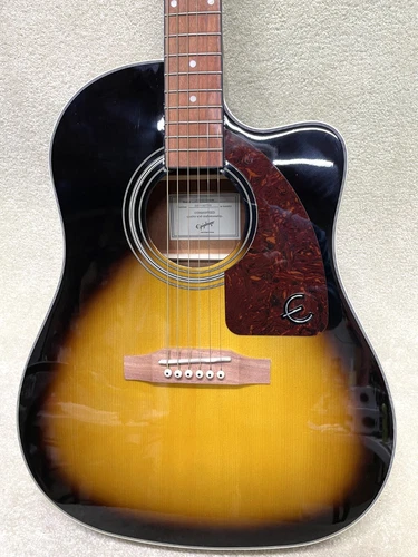 Epiphone J-15 EC DELUXE  VINTAGE Acoustic-Electric Sunburst NEW CONDITION!!