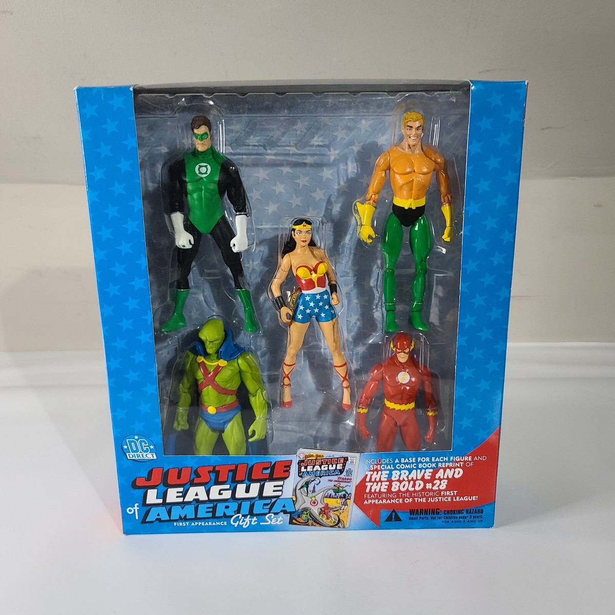 JUSTICE LEAGUE of America 1st APPEARANCE Gift Set DC DIRECT BRAVE