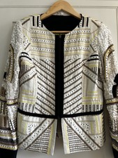 Blink London Jacket Cream Embellished Xs