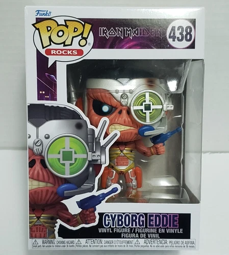CYBORG EDDIE - IRON MAIDEN - Funko POP! Rocks #438 Collectible Vinyl Figure NEW
