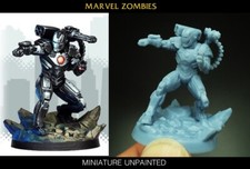 MARVEL ZOMBIES BOARD GAME AUTHENTIC Model Miniature WAR MACHINE Unpainted