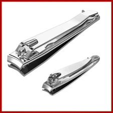 ✅SHIP NOW - Nail Clippers Set, Ultra Sharp Stainless Steel Fingernail & Toenail