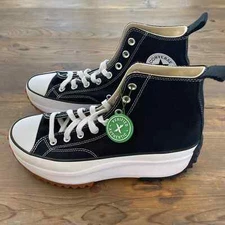 New Converse Run Star Hike Hi Black White Gum Size 10.5 Women's / 9 Mens 166800C