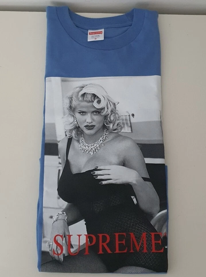 SS21 Supreme Anna Nicole Smith tee dusty light royal T shirt size M medium
