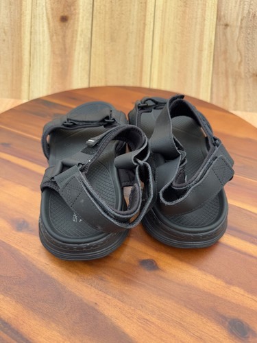 Skechers Men's Arch Fit Sandal Black Hook & Loop Comfortable Shoe Size 8 - Picture 5 of 11