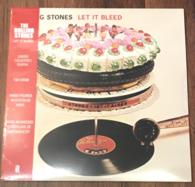 Rolling Stones Let it Bleed LP [Vinyl New] Limited 180g Hand Pour Multicolor RSD