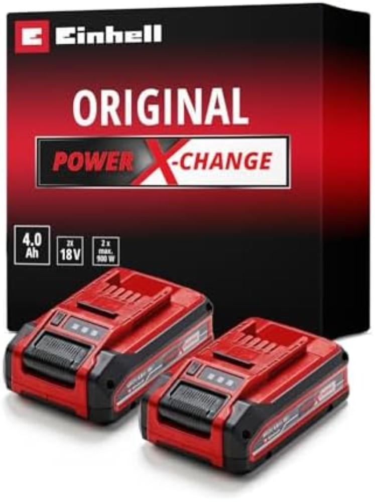Batteria Einhell 18V 4Ah PLUS 4511553 - Tecnologia 21700 Top Gamma